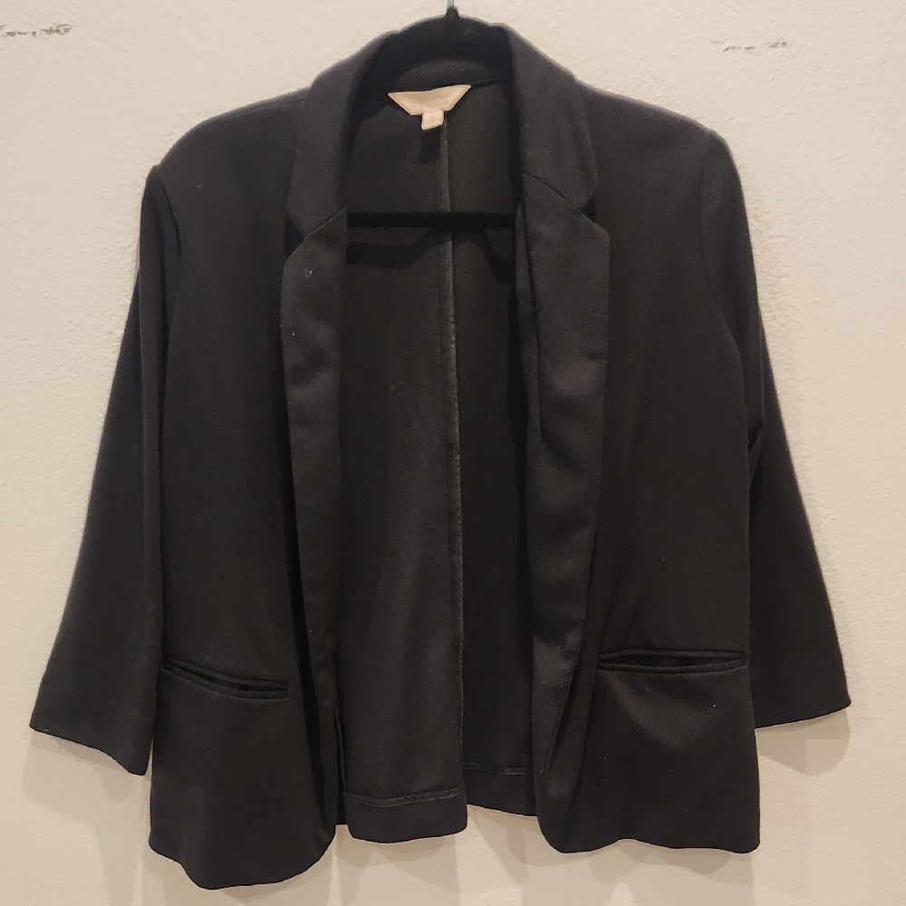 LC Lauren Conrad Classic Black Blazer
